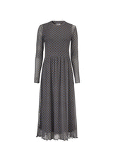 Modström Preloved Fairy print dress - Blue Camel Check