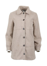 Modström Preloved Tanja solid coatigan - Beige melange