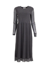 Modström Preloved Fairy print dress - Blue Camel Check