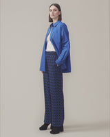 BorysMD print pants - Graphic Heart Bright Ocean