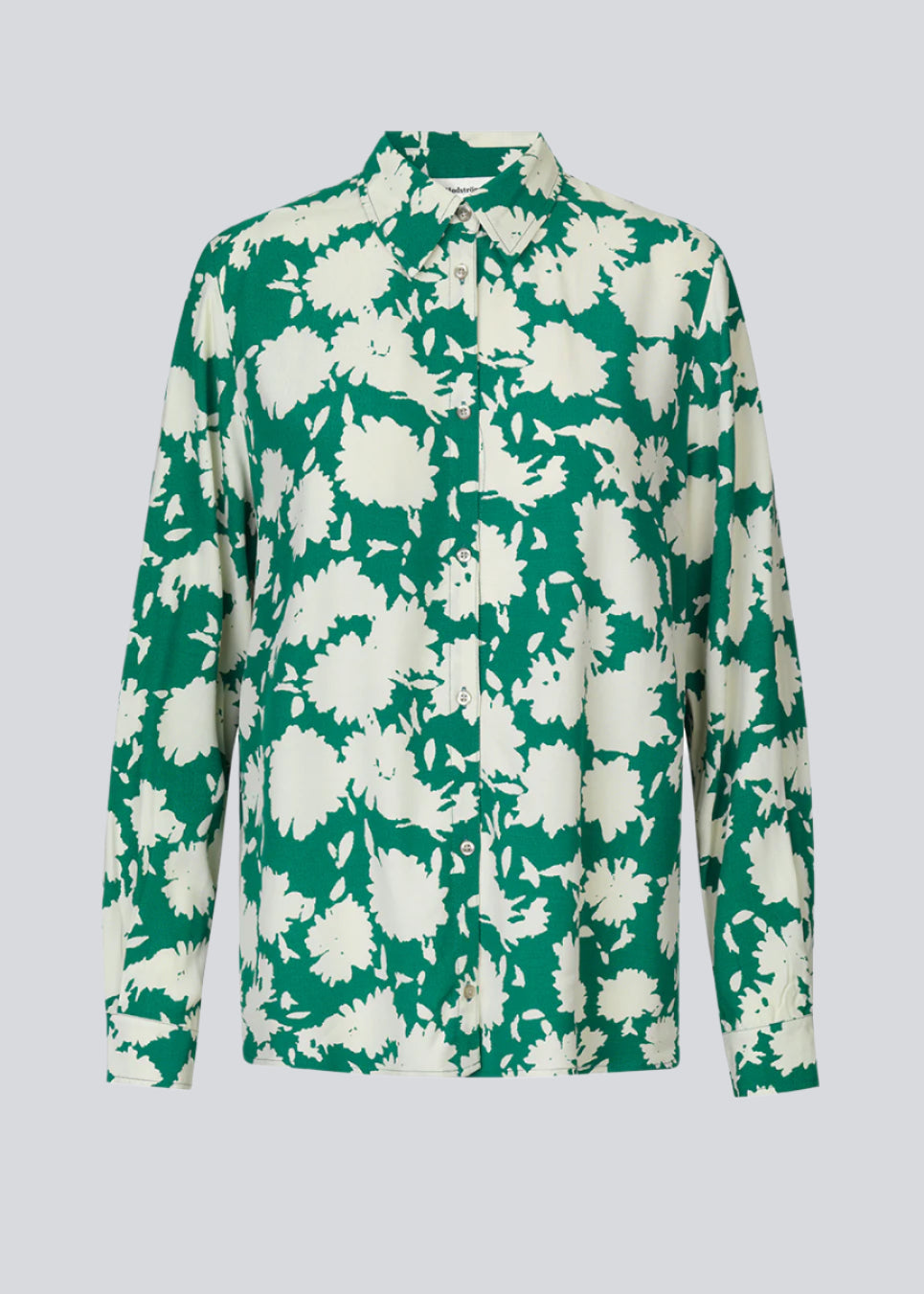 Casual shirt in woven EcoVero viscose quality with floral print. AllisonMD print shirt has a collar and button closure at front. Complete the look with the matching pants.