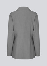 Slim-fitted blazer in grey with voluminous sleeves and soft shoulders. BennyMD blazer features buttons, pospoil pockets, a collar, and a notch lapel. No slit on the back.  Match with pants: BennyMD pants.Slim-fitted blazer in grey with voluminous sleeves and soft shoulders. BennyMD blazer features buttons, pospoil pockets, a collar, and a notch lapel. No slit on the back.  Match with pants: BennyMD pants.