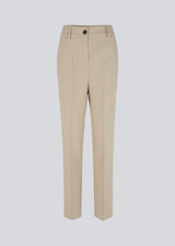 Gale straight pants in Powder Sand is a menswear inspired style with straight, slim legs. The design of the pants is kept classic with pressfolds and a high waist.