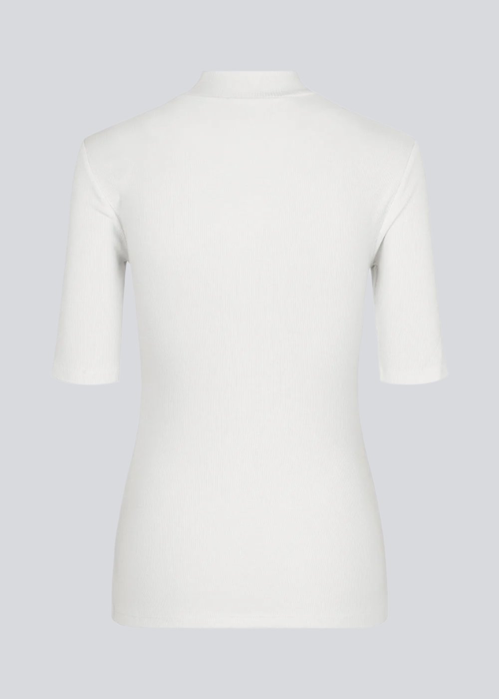 Short-sleeved t-shirt with a high neck. Krown t-shirt is in a nice rib quality and has a tight fit. A must-have basic styles in your waredrobe.