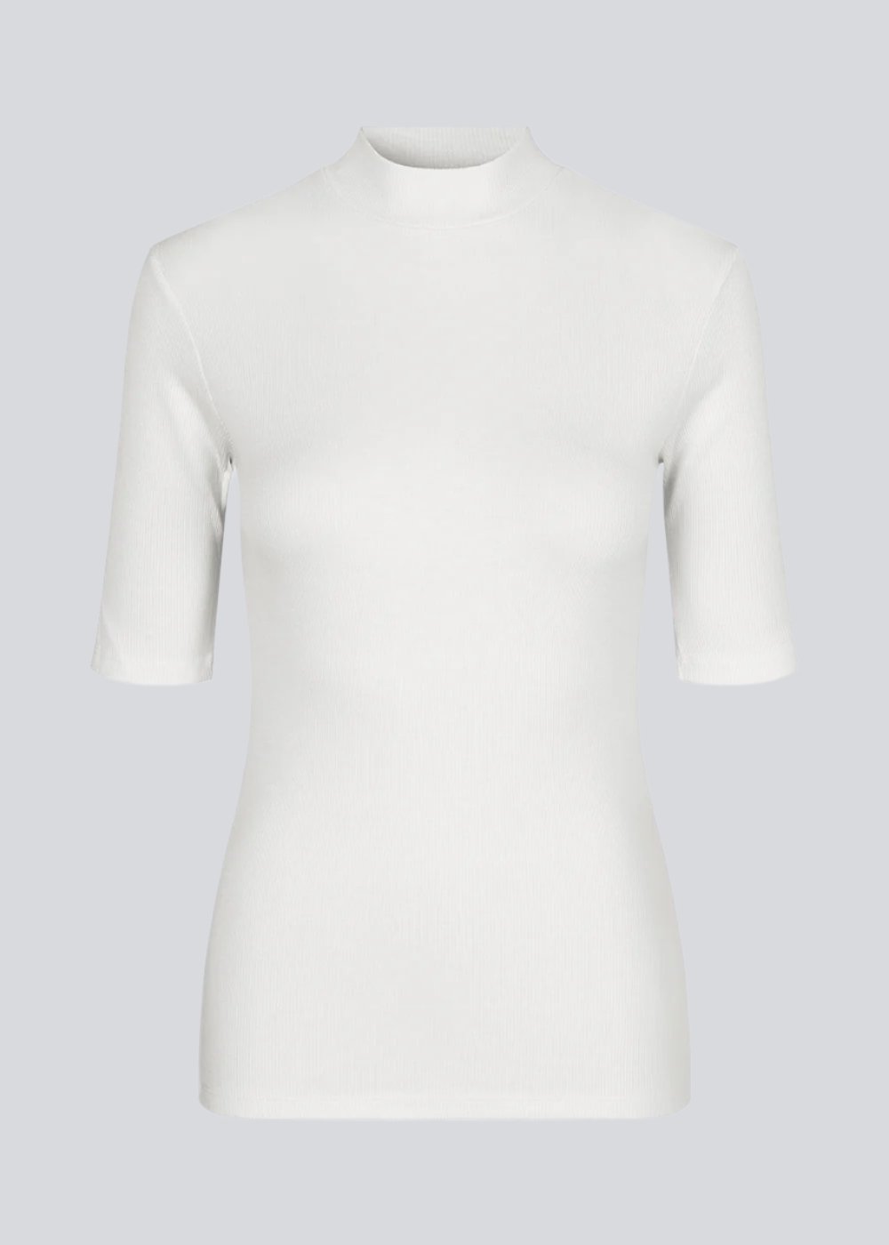 Short-sleeved t-shirt with a high neck. Krown t-shirt is in a nice rib quality and has a tight fit. A must-have basic styles in your waredrobe.