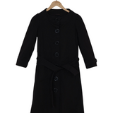 Modström Preloved Black trenchcoat - Black