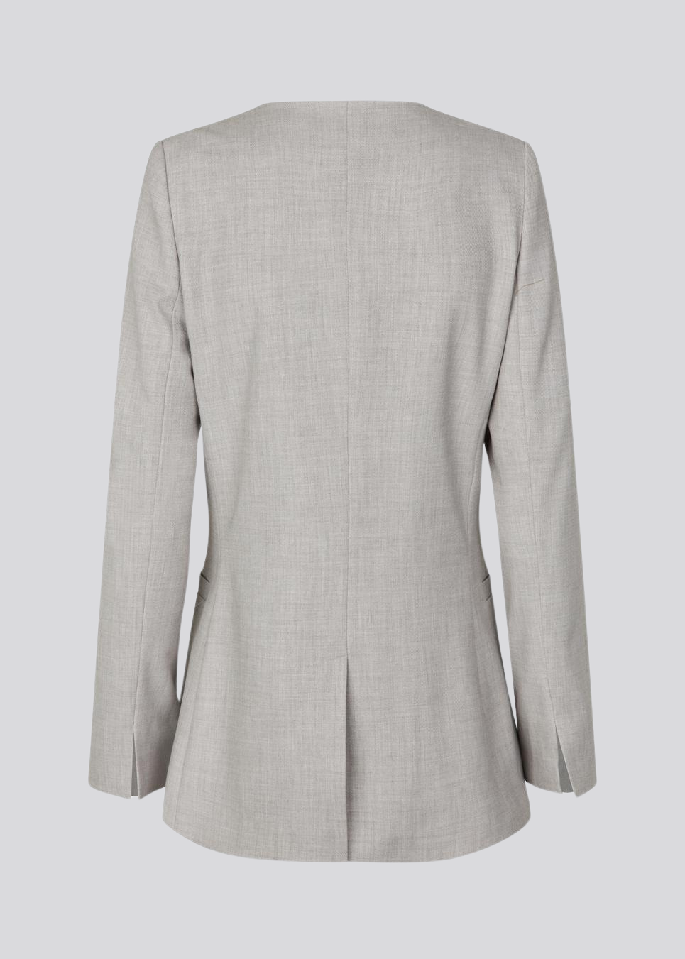 HeartMD fitted blazer - Light grey melange cox