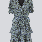 Modström Preloved Earl print dress - Blue Mini Floral