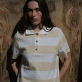 Short-sleeved polo in 100% cotton pique with an embroidered logo. NobuMD LS polo has a placket with 3 buttons.