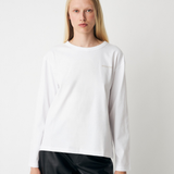Hellenmd logo LS t-shirt - Soft White