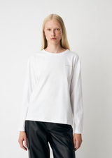 Hellenmd logo LS t-shirt - Soft White