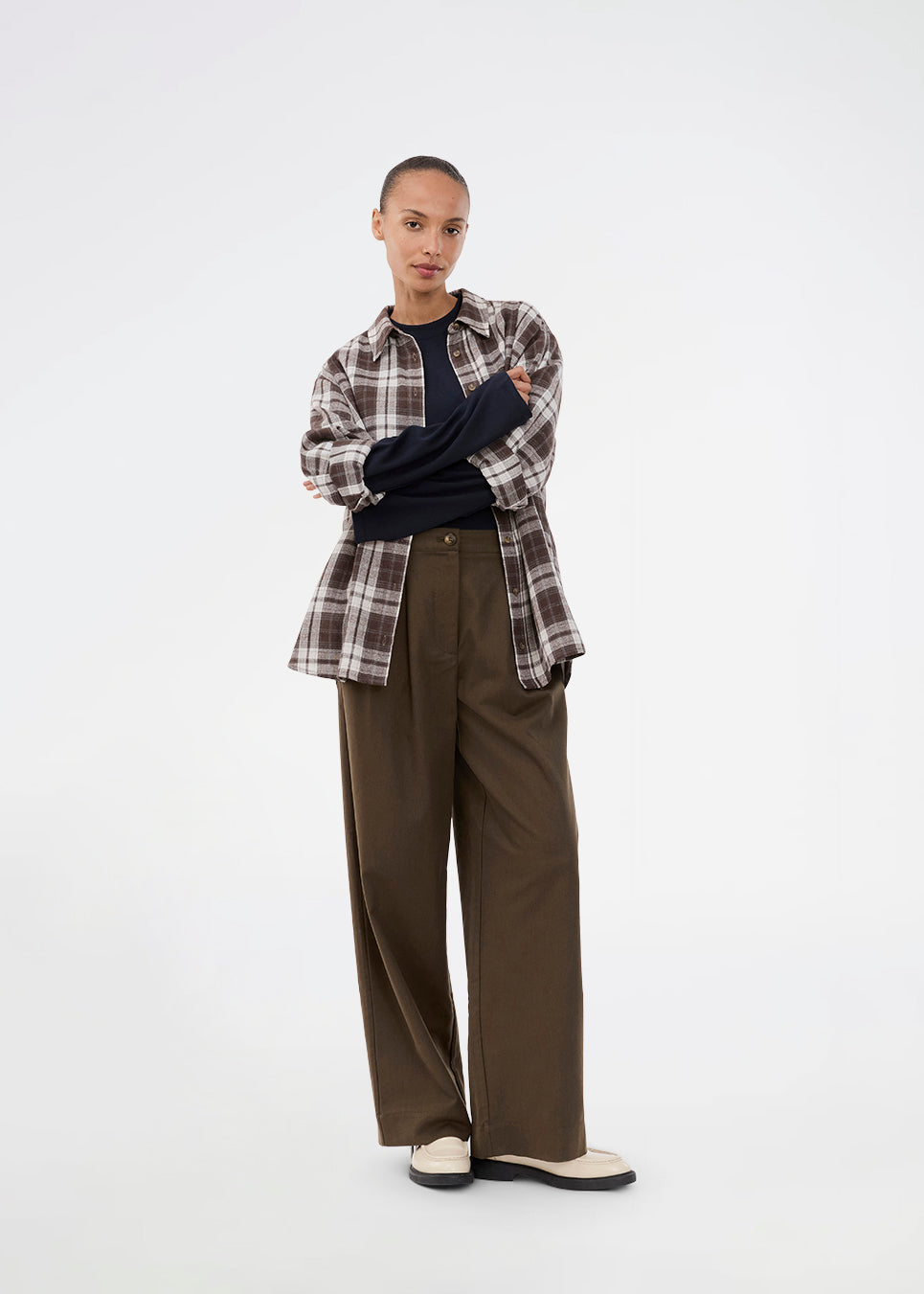 Galemd wide pants - Espresso