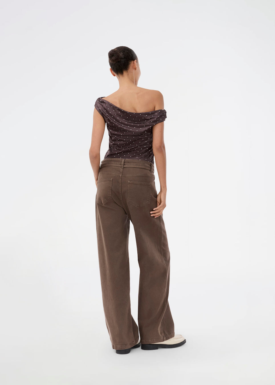 Isoldemd dye pants - Chocolate Chip