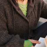 Prudencemd cardigan - Seal Brown