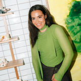 Prudencemd scarf top - Matcha