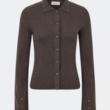 HirokiMD cardigan - Seal Brown