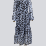 Modström Preloved Honny print dress - Buttercup Blue