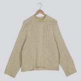 Modström Preloved Minnie t-neck - Off White