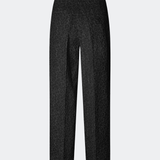 Pants with straight legs in a structured material. HollisMD pants have a medium waist with hidden zipper at one side, and two welt pockets on the back.&nbsp;