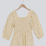 Modström Preloved Tinne print top - Lemon Bloom