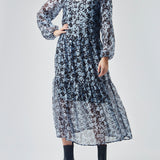 Modström Preloved Honny print dress - Buttercup Blue