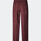 Pants with straight legs in a structured material. HollisMD pants have a medium waist with hidden zipper at one side, and two welt pockets on the back.&nbsp;