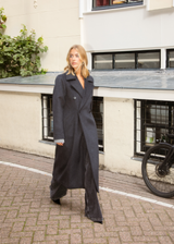 Olinamd coat - Dark Grey Melange