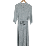 Modström Preloved Teddy print dress - Sage bloom