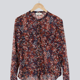 Modström Preloved Teal shirt - Red Camouflage