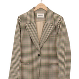 Modström Preloved OsvaldMD blazer - Forest Check