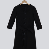 Modström Preloved Black trenchcoat - Black