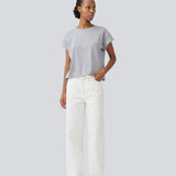 Isoldemd solid pants - Soft White