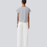 Isoldemd solid pants - Soft White