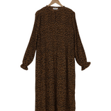 Modström Preloved Hitta print dress - Brown Leopard