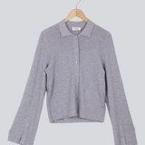 Modström Preloved HirokiMD cardigan - Grey Melange