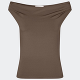 Himamd off-shoulder top - Chocolate Chip