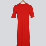 Modström Preloved Krown t-shirt dress  - Fire red