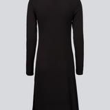 Modström Preloved Krown flare dress - Black
