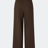 Galemd wide pants - Seal Brown