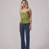 Narcissamd strap top - Grasshopper