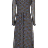 Modström Preloved Fairy print dress - Blue Camel Check