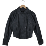 Modström Preloved Black leather jacket - Black