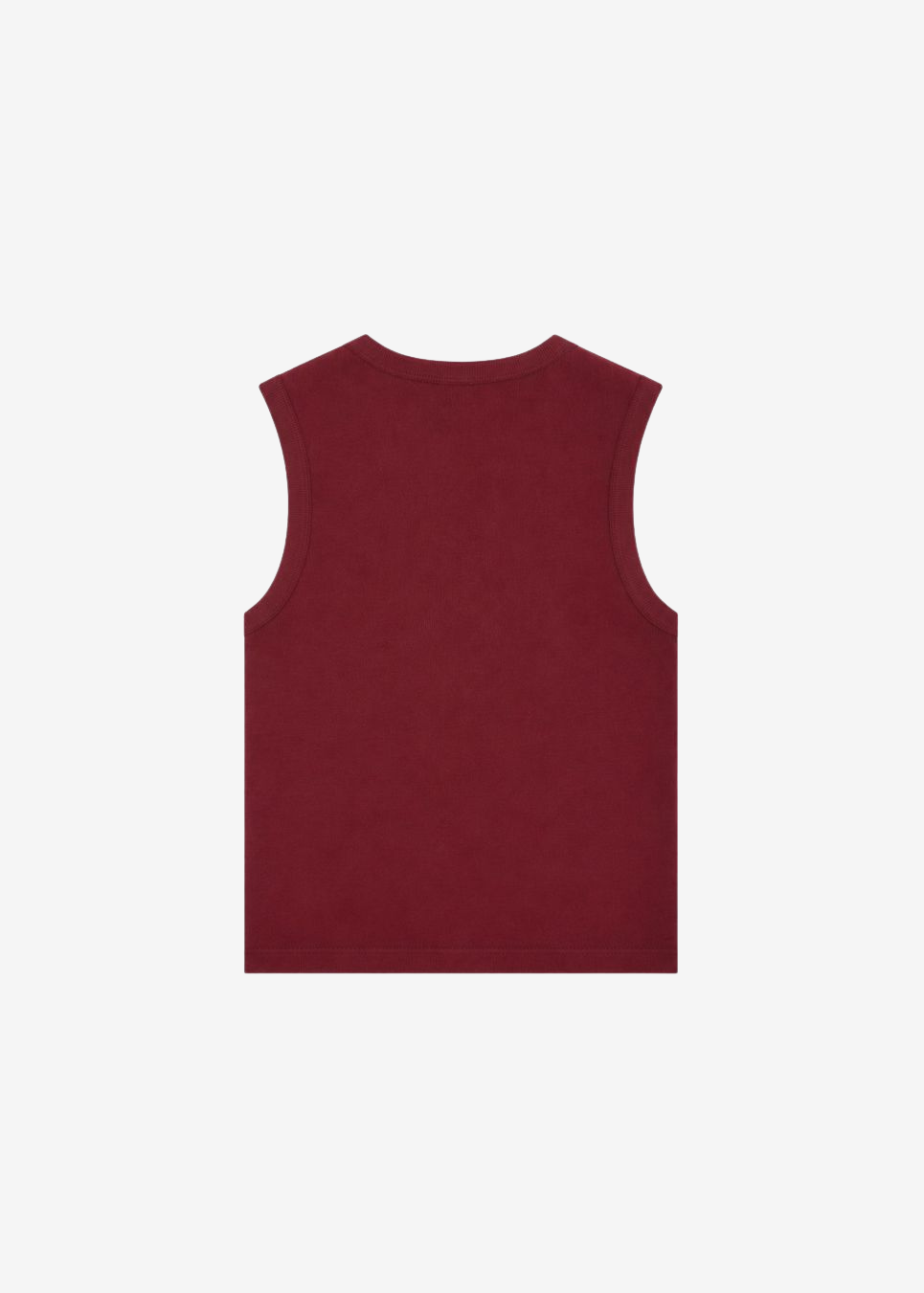 Fitted sleeveless top with a deep V-neckline. Igormd v-neck top is made from ribbed organic cotton with stretch. Wear it beneath an open shirt or with wide-leg trousers.
