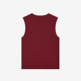 Fitted sleeveless top with a deep V-neckline. Igormd v-neck top is made from ribbed organic cotton with stretch. Wear it beneath an open shirt or with wide-leg trousers.