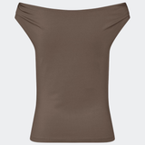 Himamd off-shoulder top - Chocolate Chip
