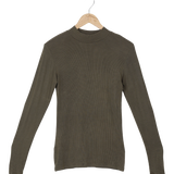 Modström Preloved Krown LS t-neck - Warm Gray