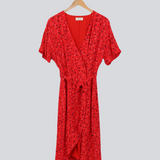 Modström Preloved Jemma print dress - Camara Apple Red