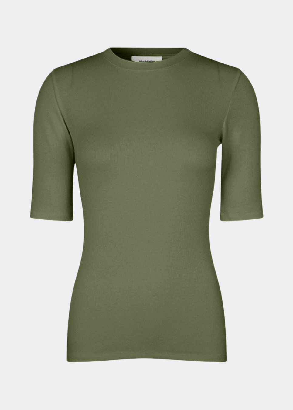 Short-sleeved t-shirt in a rib material. KrownMD o-neck t-shirt has a tight fit and a round neck.