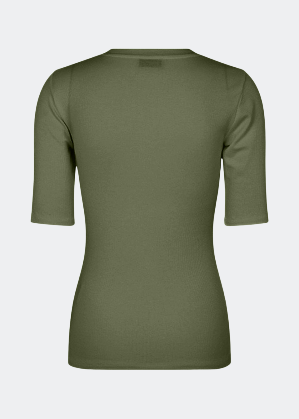 Short-sleeved t-shirt in a rib material. KrownMD o-neck t-shirt has a tight fit and a round neck.