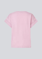 T-shirt in organic cotton with a slightly cropped length. BrazilMD short t-shirt has a rounder neck and rolled up sleeves.